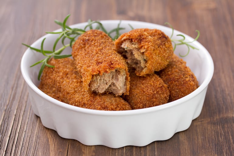 Croquetas de carne.