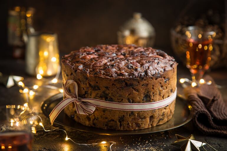 Pastel navideño.