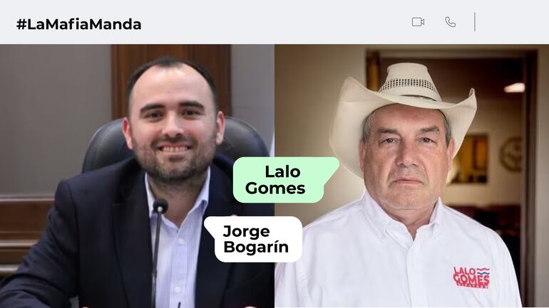 Intercambio de mensajes de WhatsApp entre Jorge Bogarín y Eulalio "Lalo" Gomes.