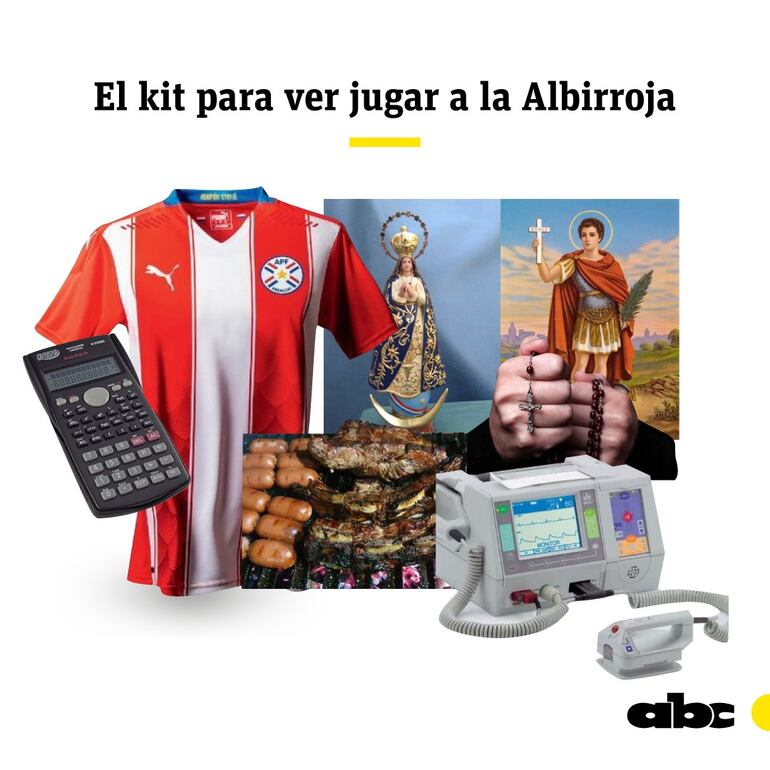 El kit para ver jugar a la Albirroja.