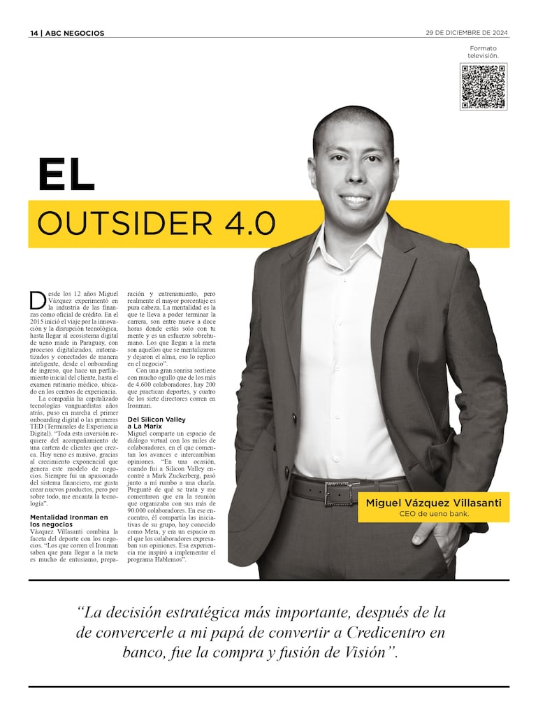 Miguel Vázquez Villasanti: El outsider 4.0