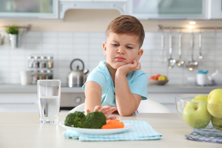 Rechazo a ciertos alimentos.