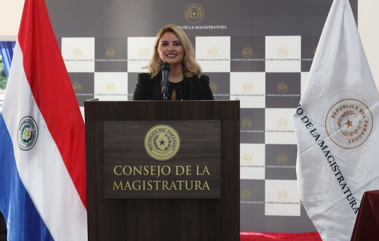 Dra. Diana Verónica Argüello Cañiza, en la audiencia pública para defensor general.