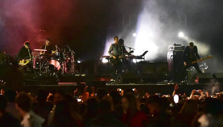 Interpol visitó Paraguay en tres ocasiones. La banda está conformada por Paul Banks, Sam Fogarino y Daniel Kessler.