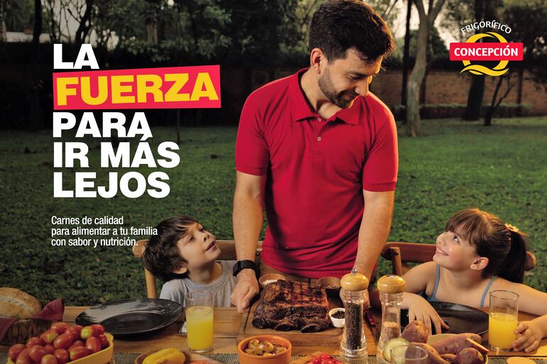 Frigorífico Concepción presenta su nueva campaña: "La fuerza para ir más lejos".