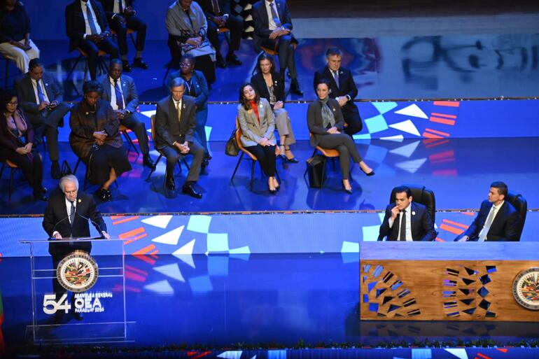 Ceremonia inaugural de la 54ª Asamblea General de la OEA.