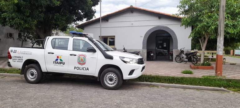 Comisaría 2ª del barrio Obrero de la ciudad de Pilar donde radicó la denuncia Francisco Eulogio Guillén Insfrán (81) por supuesto hecho de estafa.