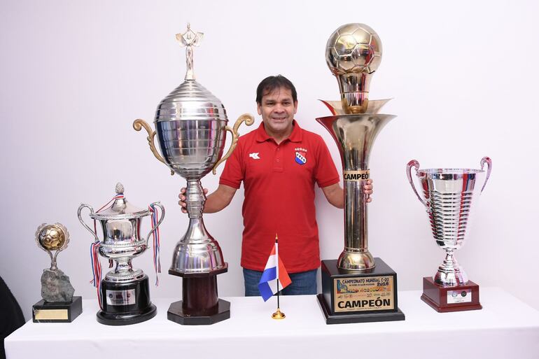 Andrés Bogado, entrenador de la selección paraguaya de Fútbol de Salón.