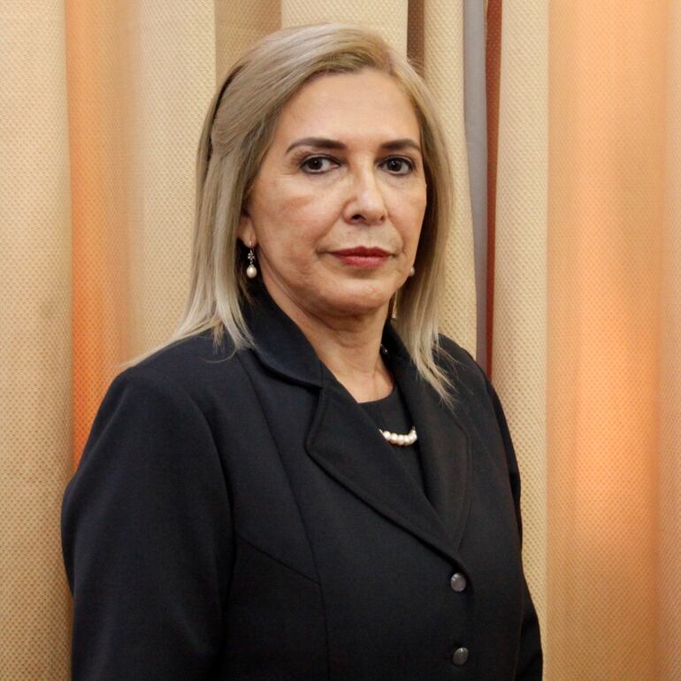 Senadora Hermelinda Alvarenga de Ortega, miembro del JEM.