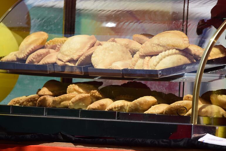 Empanadas para todos los paladares se sirvieron en el festival.