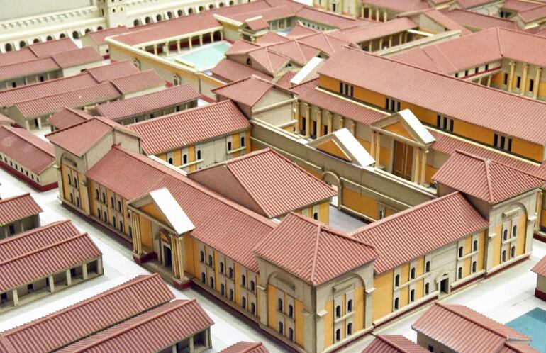 Maqueta de Viminacium, hoy Kostolac, en la actual Serbia.