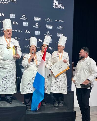 Paraguayas ganan el segundo puesto en la Copa Mundial de Pastelería.