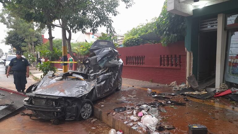 accidente tránsito Luque