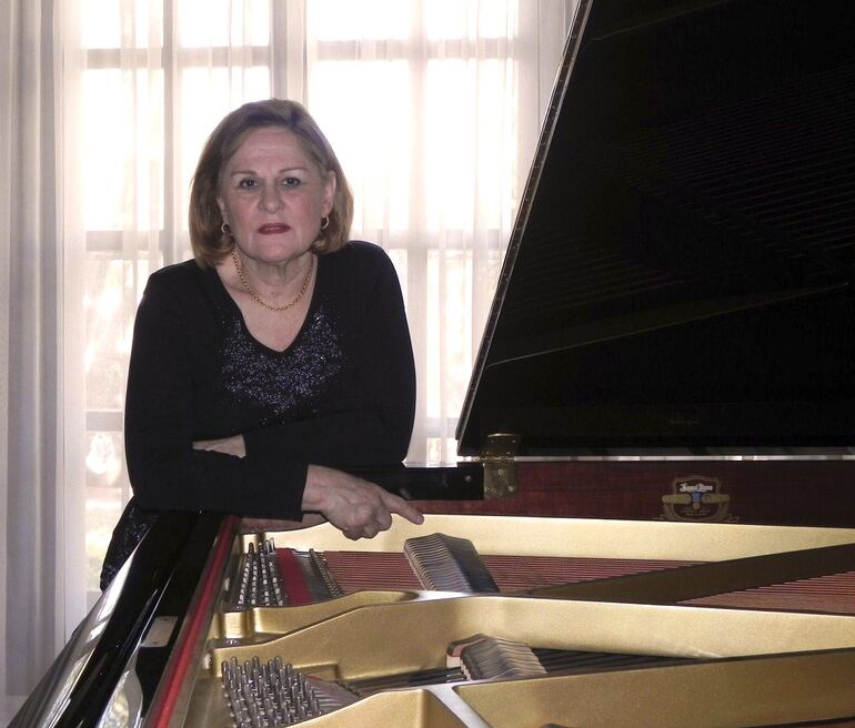 La pianista Gloria Cresta será parte de esta velada artística.