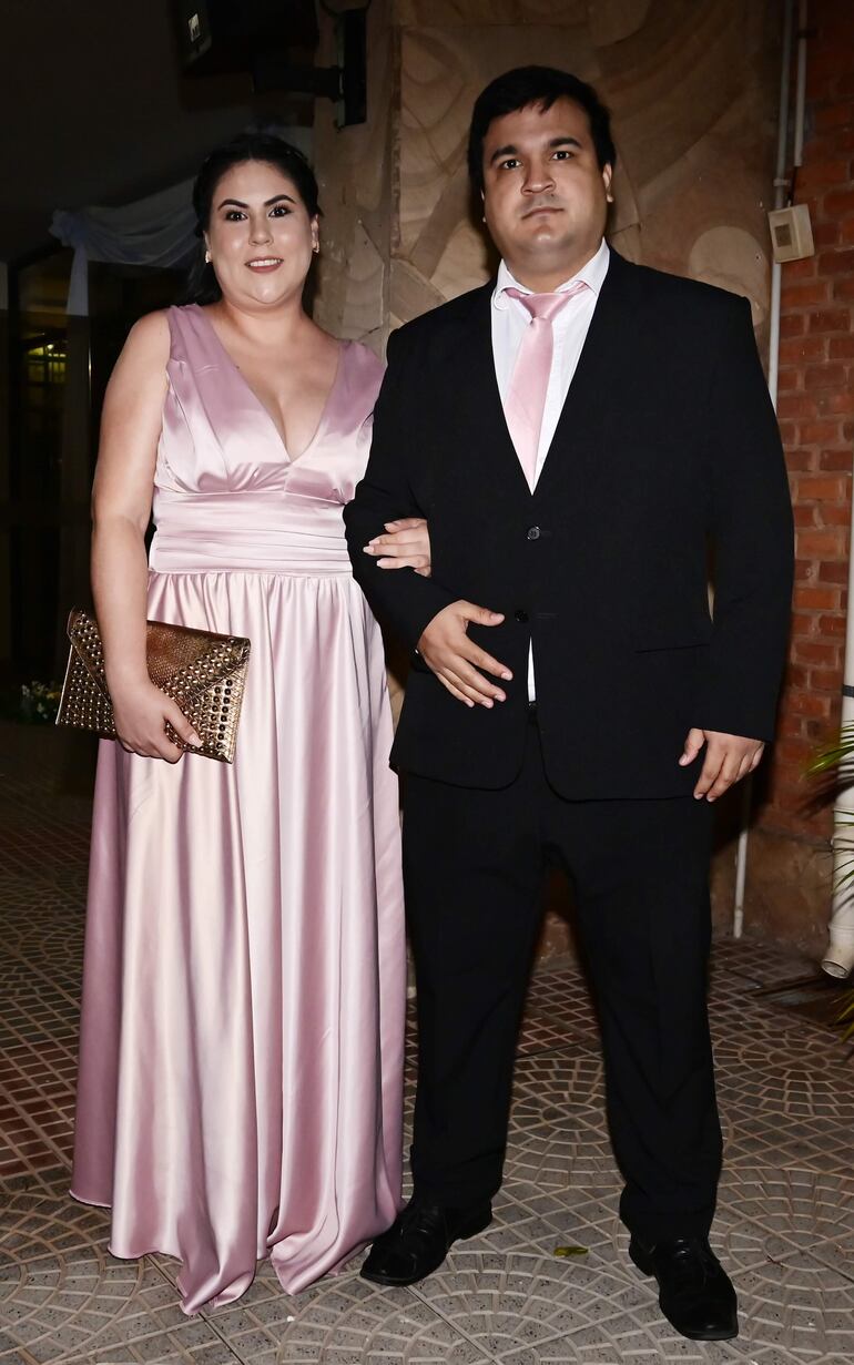 Romina Insfrán y Diego Ortíz.