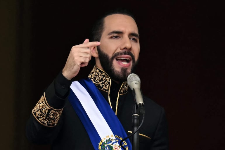 El presidente de El Salvador, Nayib Bukele.