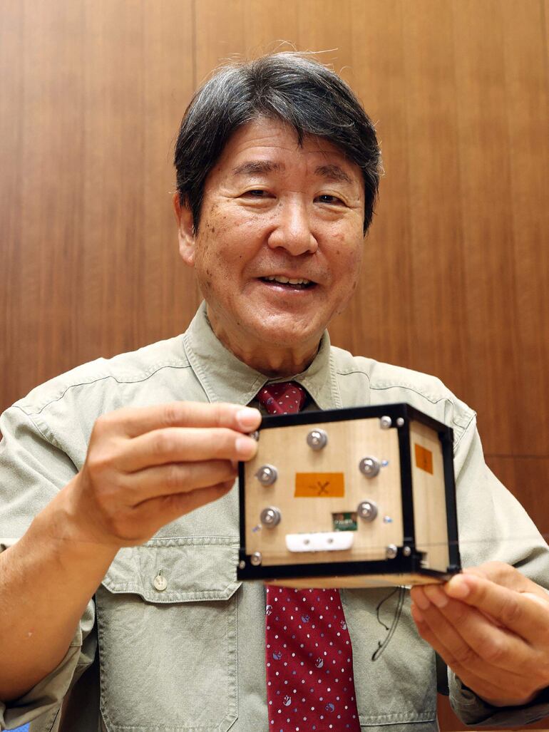 Takao Doi, astronauta y profesor de la Universidad de Kyoto, Japón. 