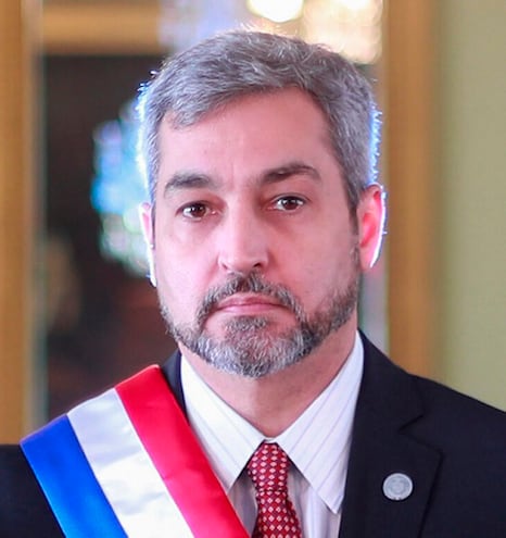 Mario Abdo Benítez, presidente de la República.