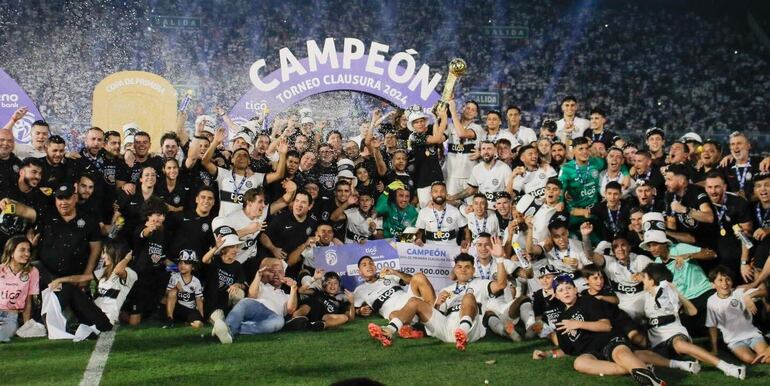 Después de un discreto primer semestre, Olimpia mejoró considerablemente en el segundo y conquistó el torneo Clausura 2024.