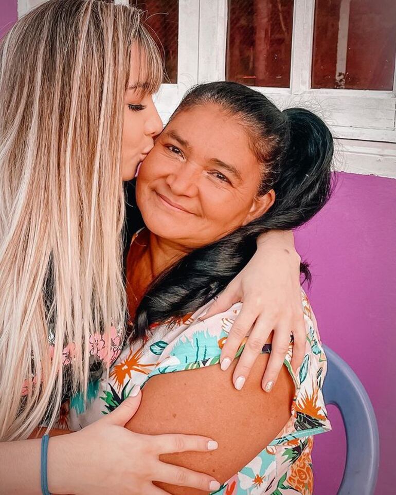 Marilina Bogado está en su casa bajo los cuidados de su madre, doña Saturina, contó Mariela Bogado. (Instagram/Marilina Bogado)