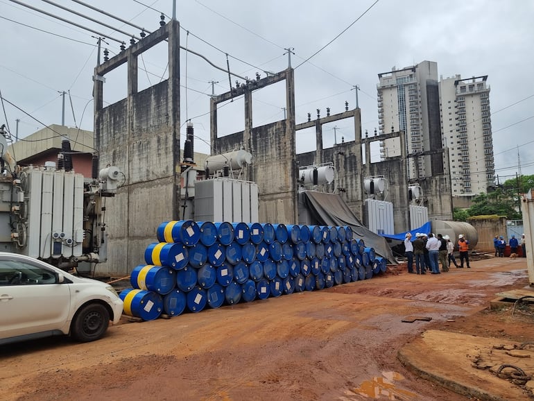 Obras en ejecución de la ANDE.