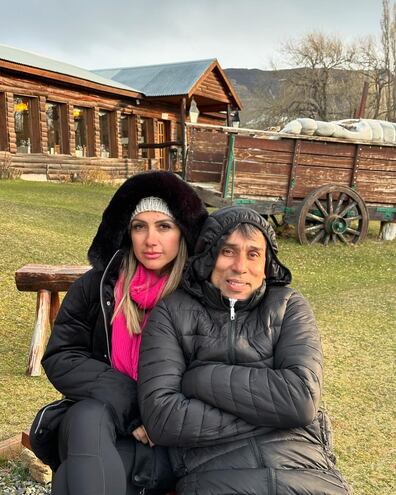 Alicia Ramírez y Nelson Cuevas en Calafate, provincia de Santa Cruz.