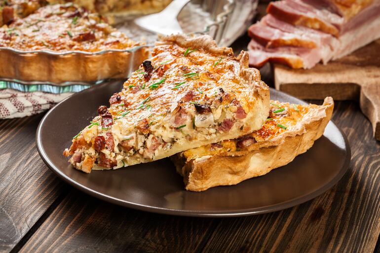 Quiche Lorraine.