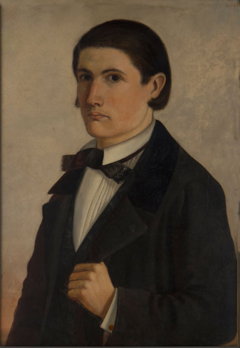 Cándido López: Autorretrato, 1858. Museo Nacional de Bellas Artes, Buenos Aires.