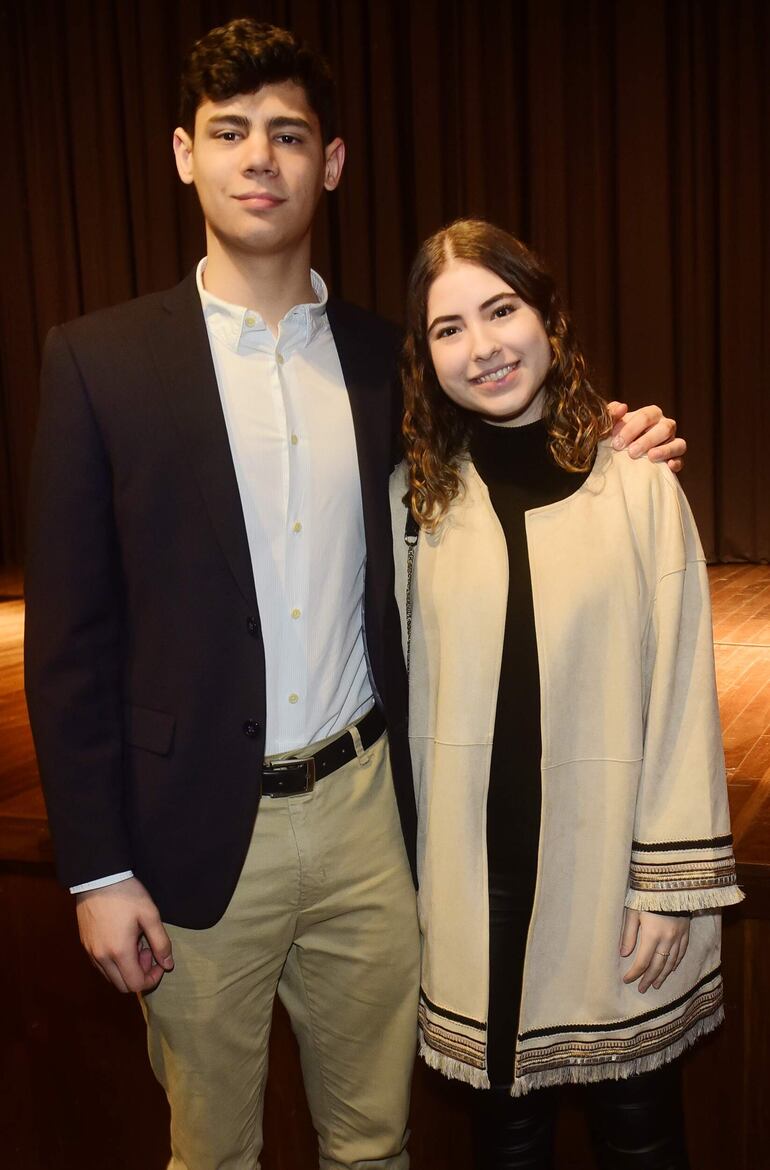 Angelo Prono y Bianca Palumbo.