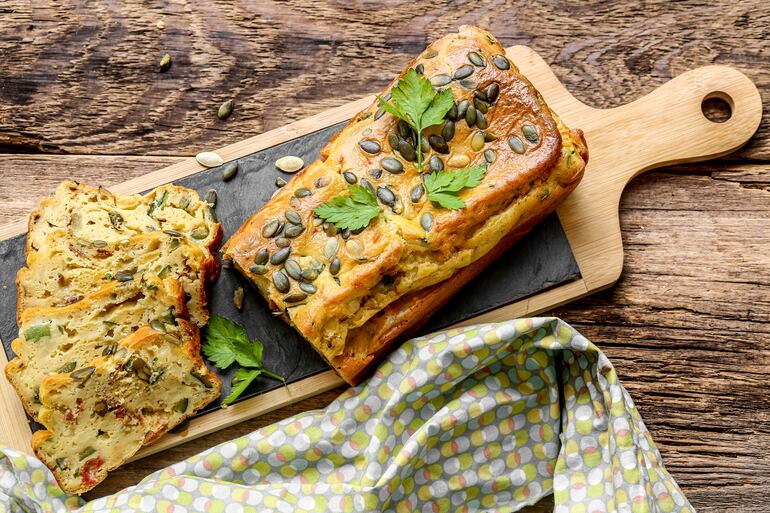 Terrina de calabaza y perejil.