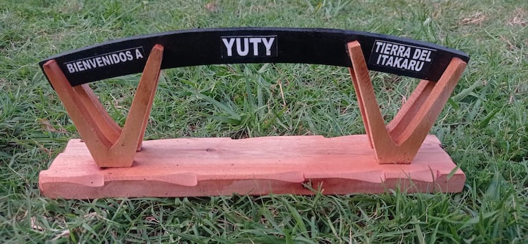 La maqueta de la entrada de Yuty es la preferida de los visitantes.