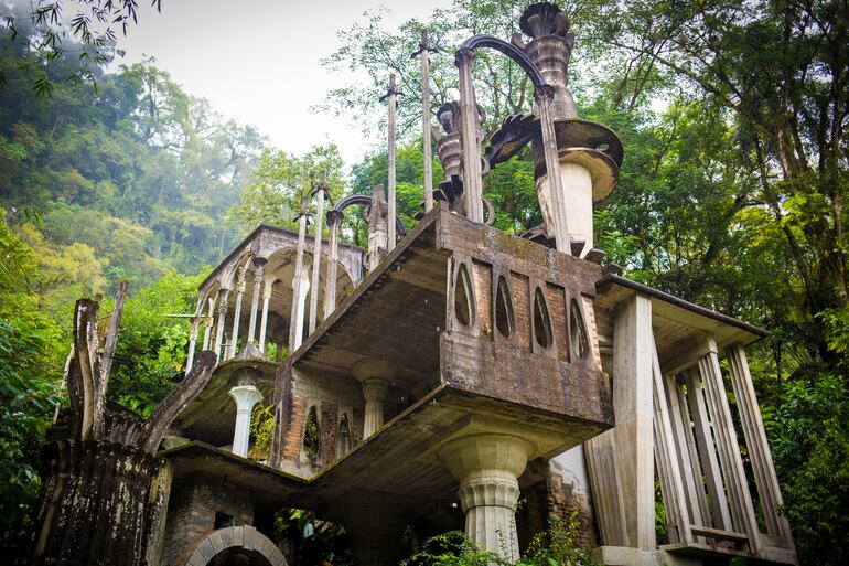 Ruinas de Xilitla en Mexico.