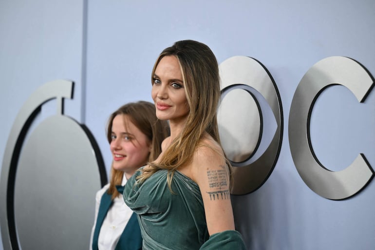 ¡Divinas! Angelina Jolie y Vivienne Jolie-Pitt. (ANGELA WEISS / AFP) 