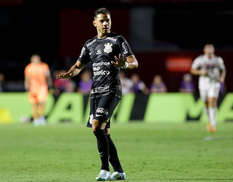 Ángel Romero, atacante paraguayo del Corinthians.