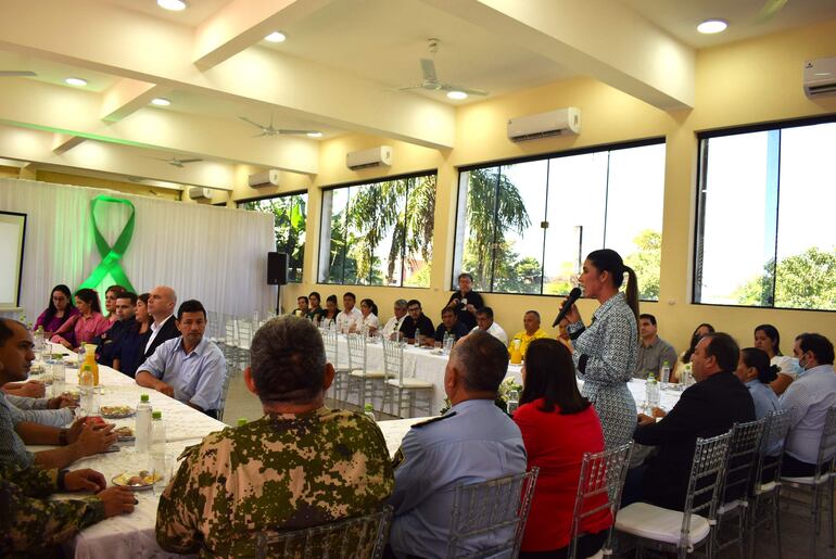 Durante la campaña de sensibilización, en Paraguarí, se pidió trabajar en la prevención contra el abuso sexual en niños y violencia intrafamiliar.