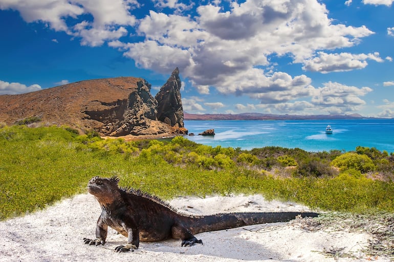 Paisaje de Galápagos, Isla Bartolomé, Ecuador.