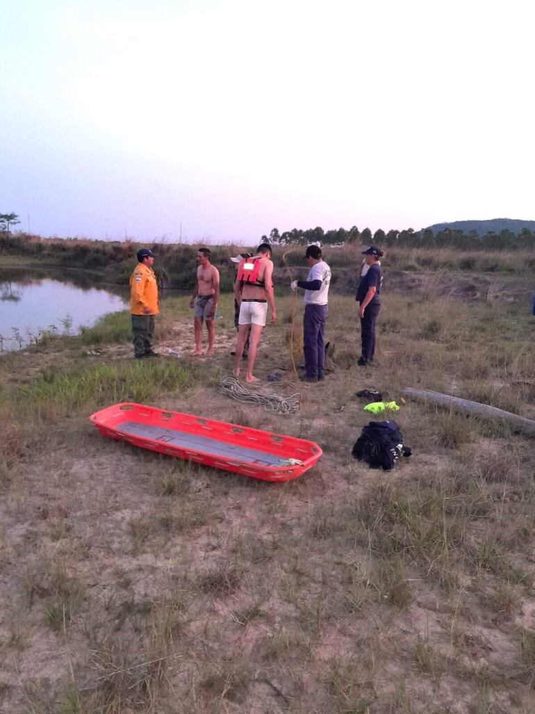 Anoche ya se había localizado el cuerpo sin vida del joven de 19 años que se ahogó en un tajamar en Ybytymí.