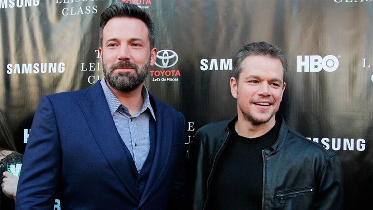 Ben Affleck y Matt Damon son buenos amigos. 