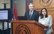 El senador Rafael Filizzola y la diputada Johanna Ortega expusieron los datos ayer en una conferencia de prensa en el Senado.