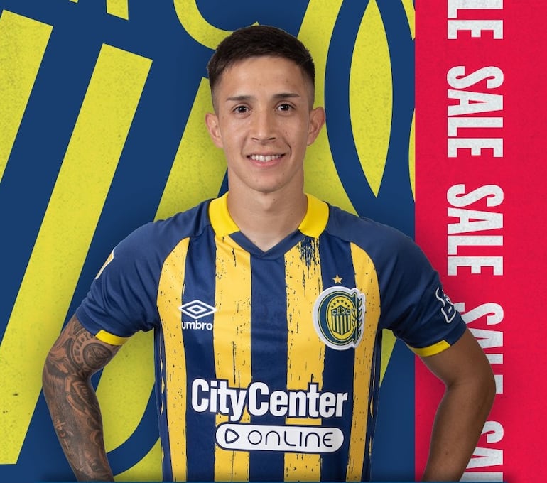 Alan Rodríguez jugó de titular en Rosario Central.