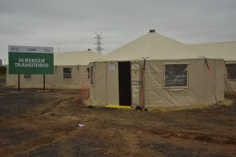 Las carpas de la SEN están ubicadas en la Costanera de Asunción.