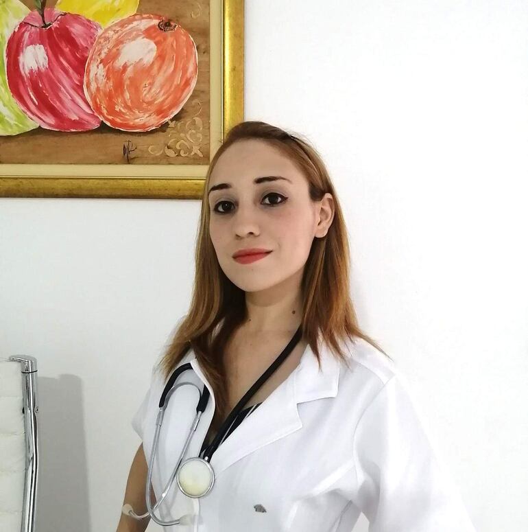 La doctora Celeste Ortiz, veterinaria.