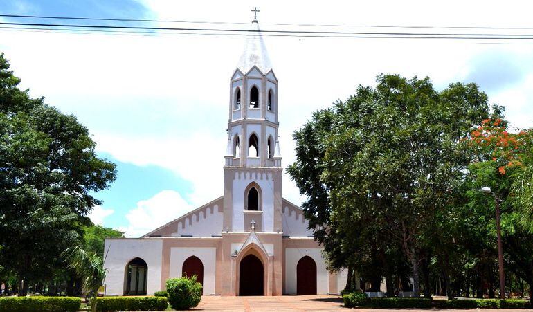 Vista de la Iglesia San Pablo, en Caazapá. (Imagen de archivo ABC Color)