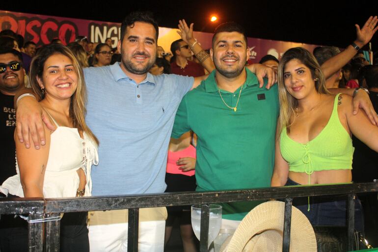 Lorena Gaona, Francisco Gutiérrez,  Gilbert Aquino y Paola Moral.