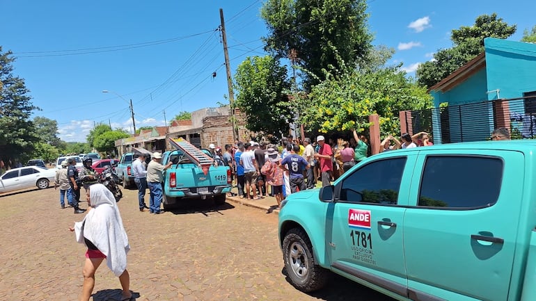 Operativo Itapúa 1de la ANDE intervino en Encarnación.