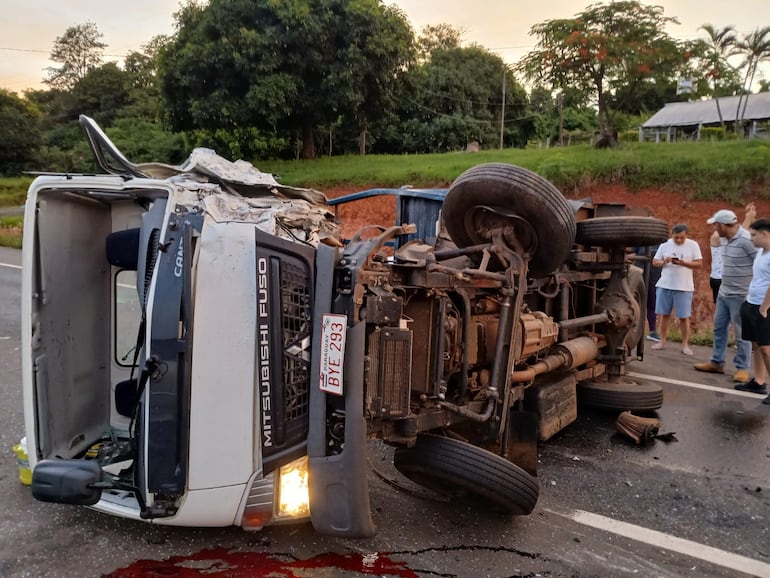 Uno de los rodados involucrado en el accidente fatal.