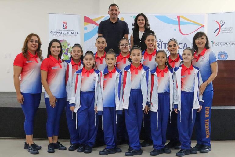 Selección paraguaya de gimnastas para el  Sudamericano. Será en la SND, desde el miércoles.