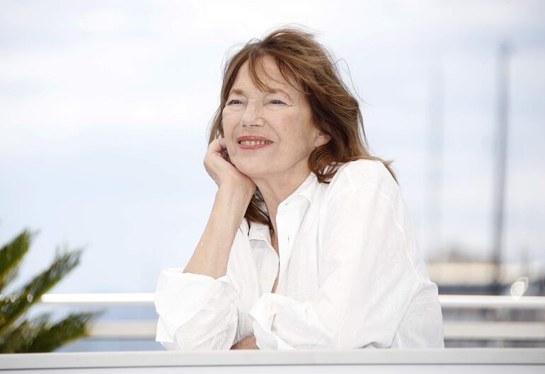 La actriz y cantante británica Jane Birkin, durante el festival de Cannes en 2021. La artista falleció ayer a los 76 años.