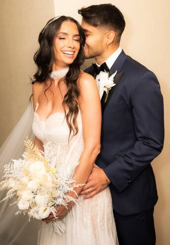 Stephi Ríos e Iván Torres ya son marido y mujer.