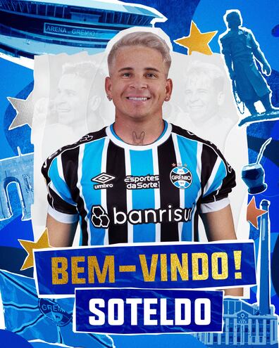 Yeferson Soteldo, nuevo jugador de Gremio.